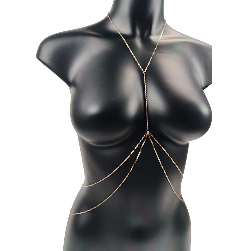 Body Jewelry Stores - Vücut Takı Seksi Göğüs Zinciri Bikini