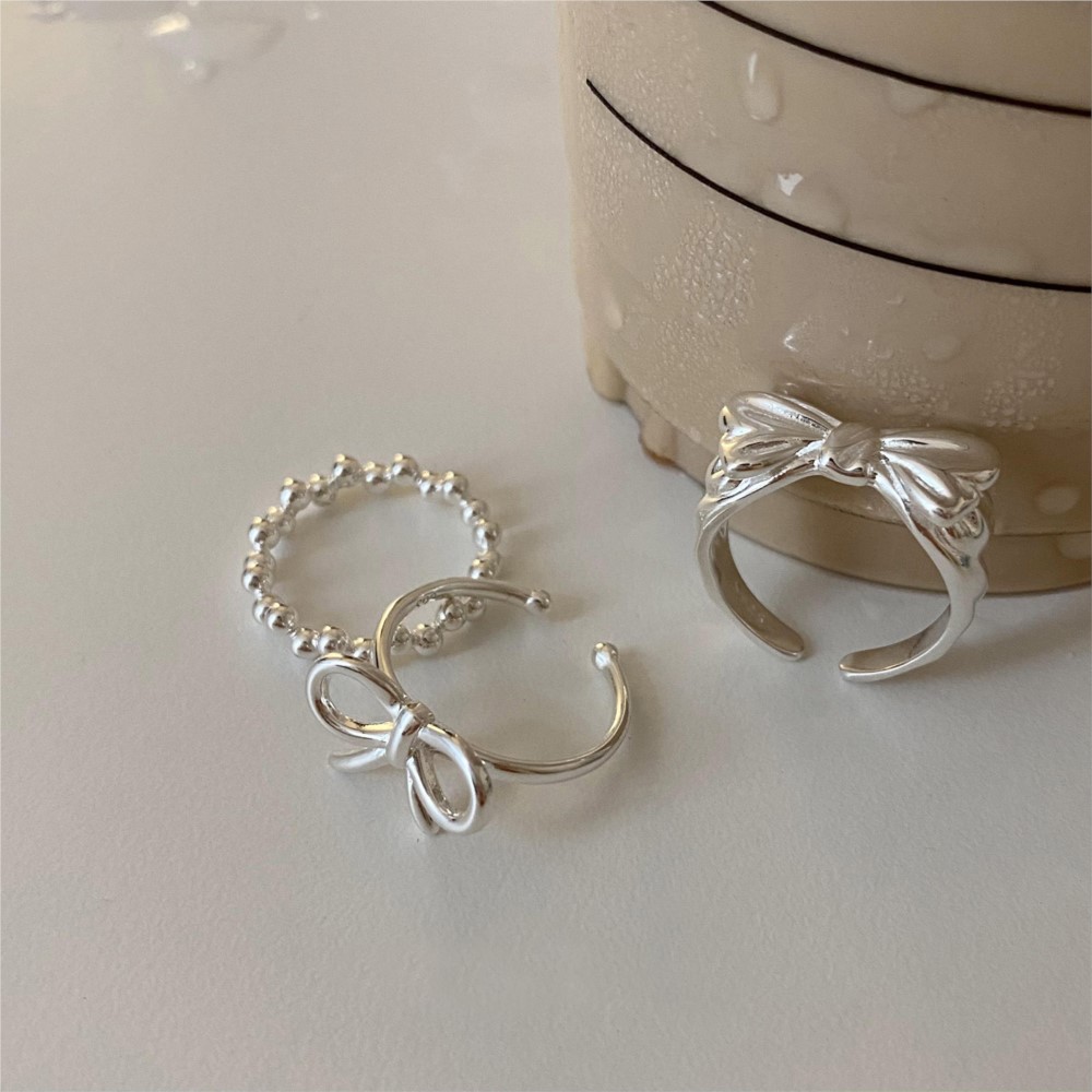 Body Jewelry Wholesale - 925 Ayar Gümüş Papyon Açık Parmak