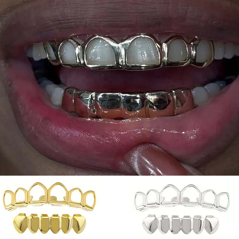 Body Jewelry Stores - Modaya Uygun Altı Dişli Oymalı/Pürüzsüz Alt