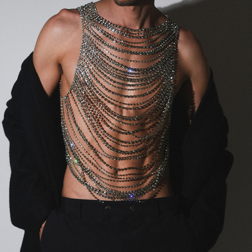 Body Jewelry Stores - Moda Lüks Bling Erkek Kadın Vücut