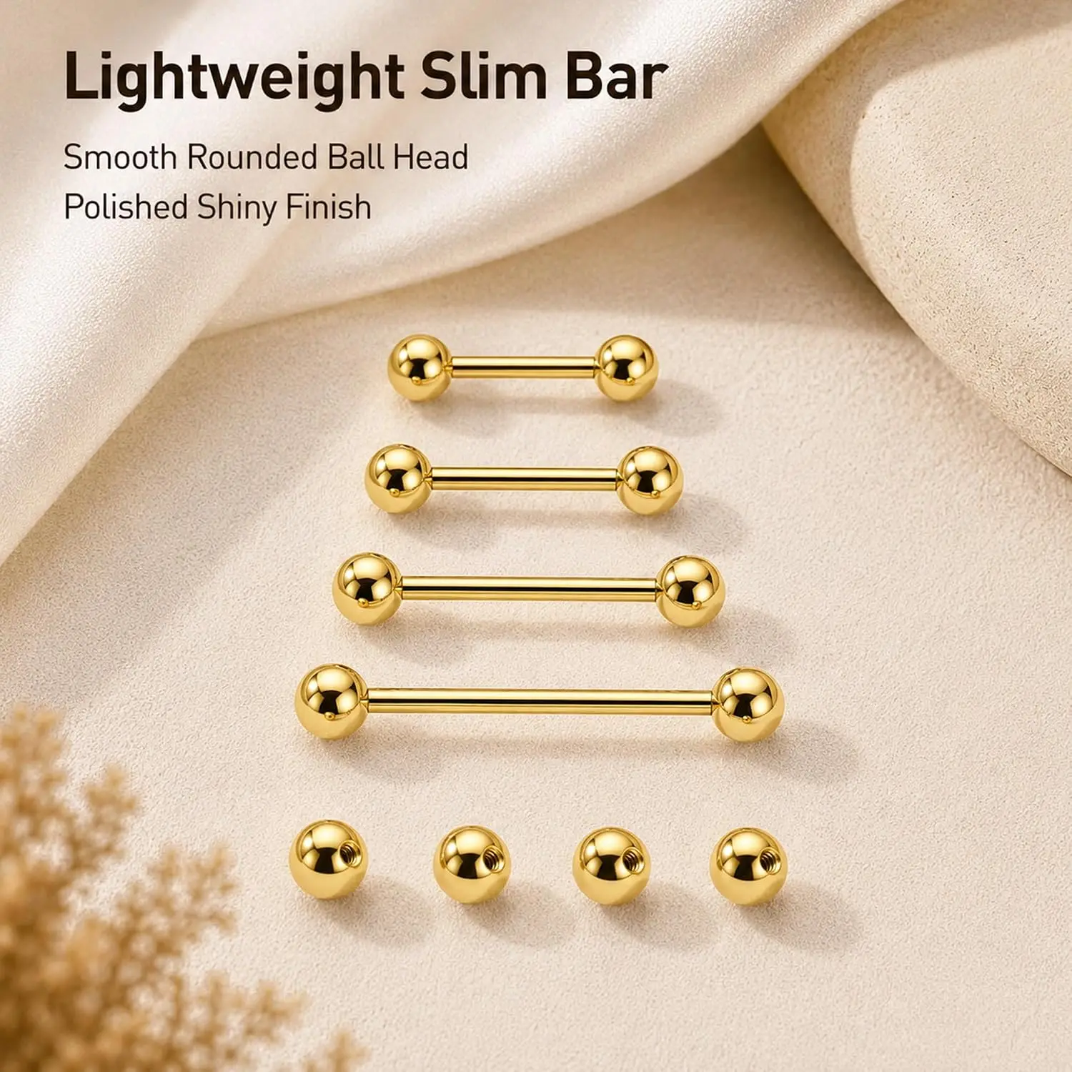 16 adet 14G düz barbell ve yed - Tongue Barbell Straight incelemesi ve fiyatı