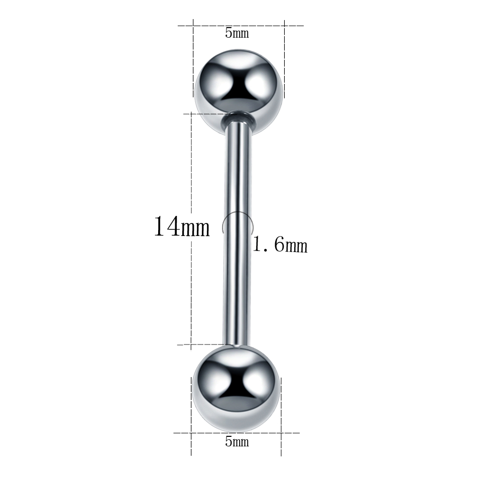 1 adet G23 titanyum düz halter - Tongue Barbell Straight incelemesi ve fiyatı
