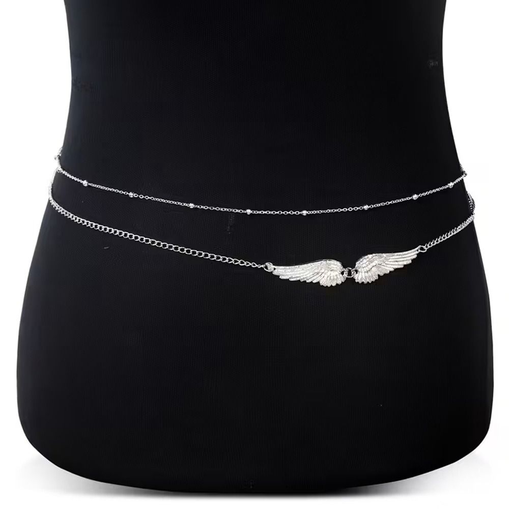 Hediye Şık Çift Katmanlı Kanat - Body Jewelry Chain incelemesi ve fiyatı