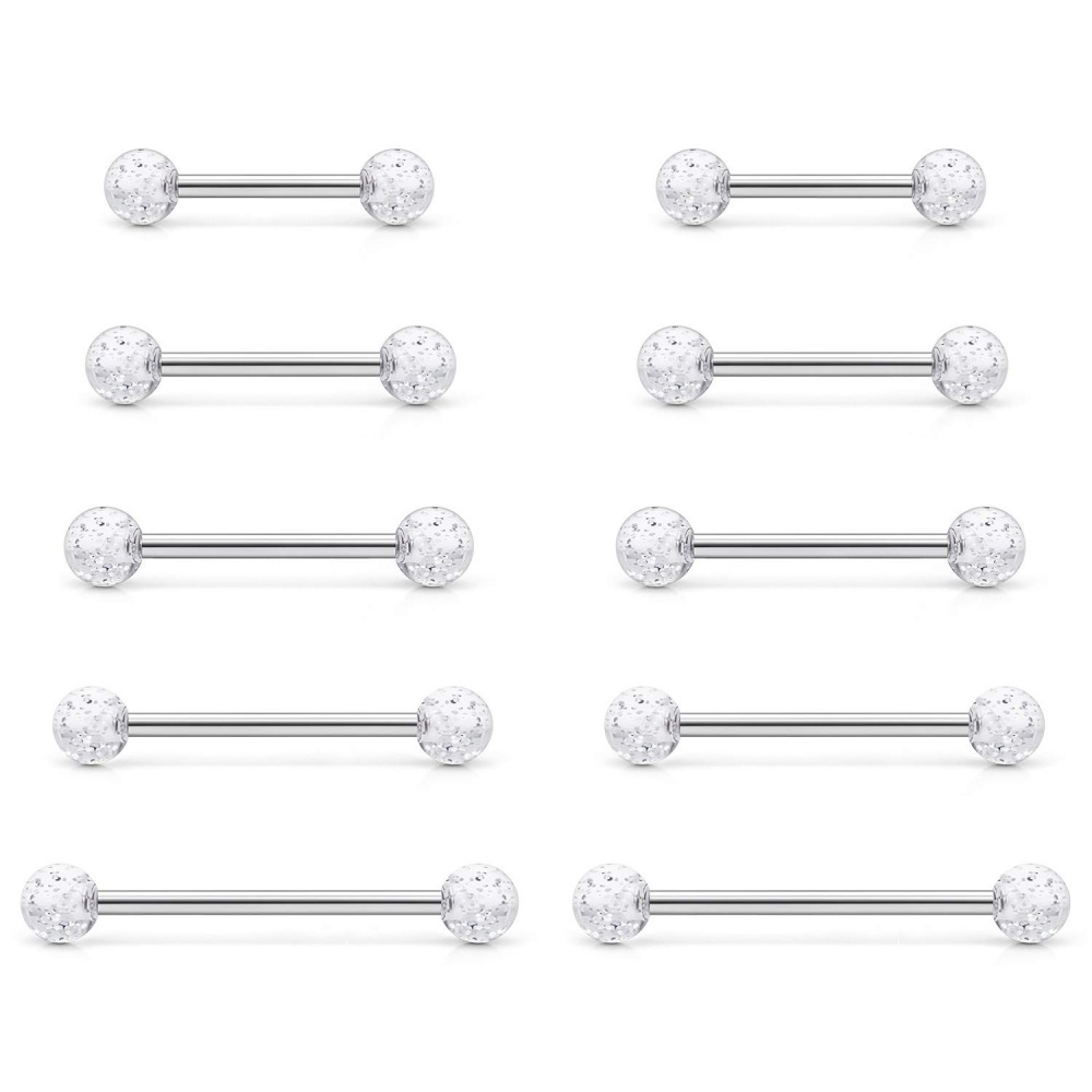 14G Cerrahi Çelik Düz Halter - - Tongue Barbell Straight incelemesi ve fiyatı