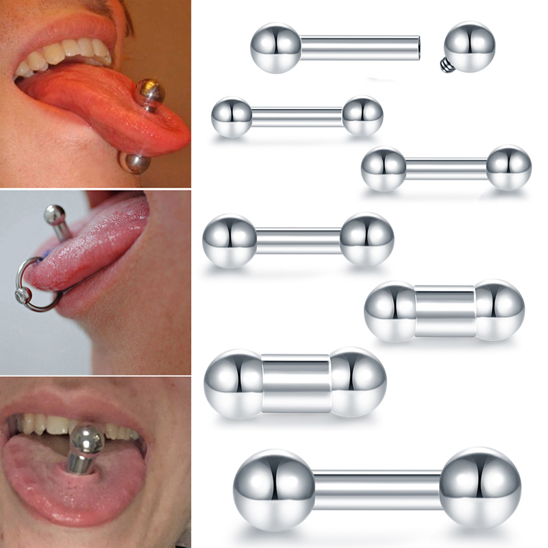 1 adet çelik büyük boy Genital - Tongue Barbell Straight incelemesi ve fiyatı
