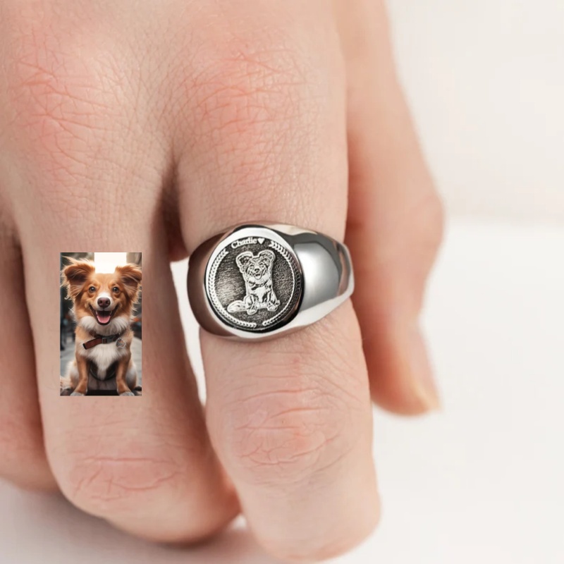 Özel Gravür Fotoğraf Signet Yü - Body Jewelry Wholesale incelemesi ve fiyatı
