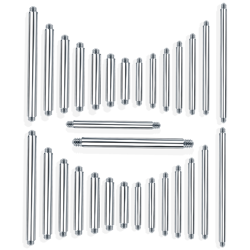 10 adet 4-42mm 316L cerrahi çe - Tongue Barbell Straight incelemesi ve fiyatı