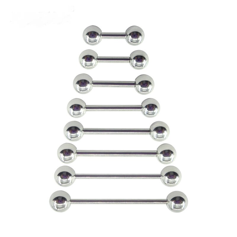 2 adet 0.8mm Paslanmaz Çelik U - Tongue Barbell Straight incelemesi ve fiyatı