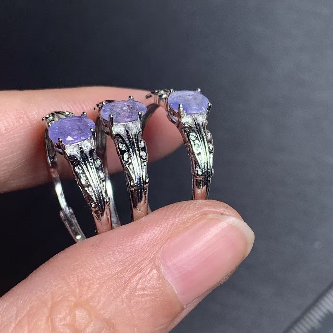 Doğal Tanzanit Yüzük Ayarlanab - Body Jewelry Wholesale incelemesi ve fiyatı