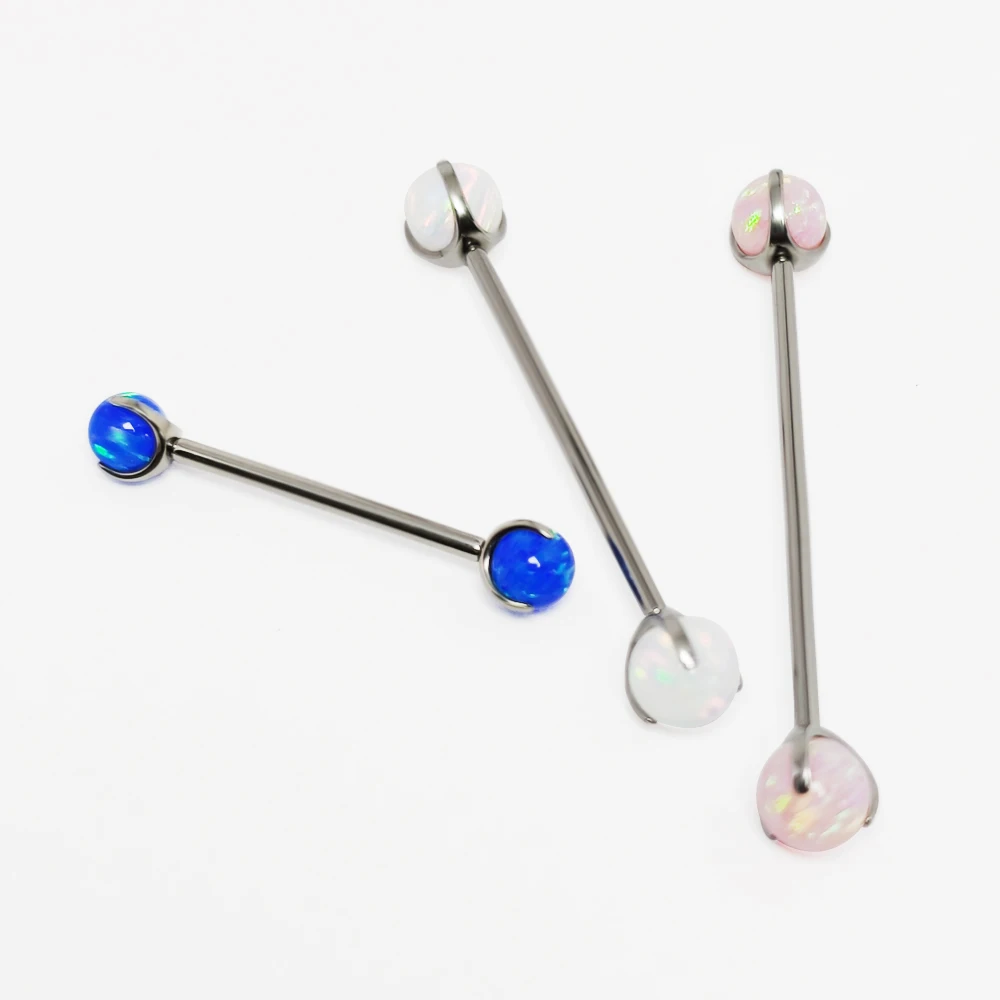 G23 Titanyum opal Halter Topla - Tongue Barbell Straight incelemesi ve fiyatı
