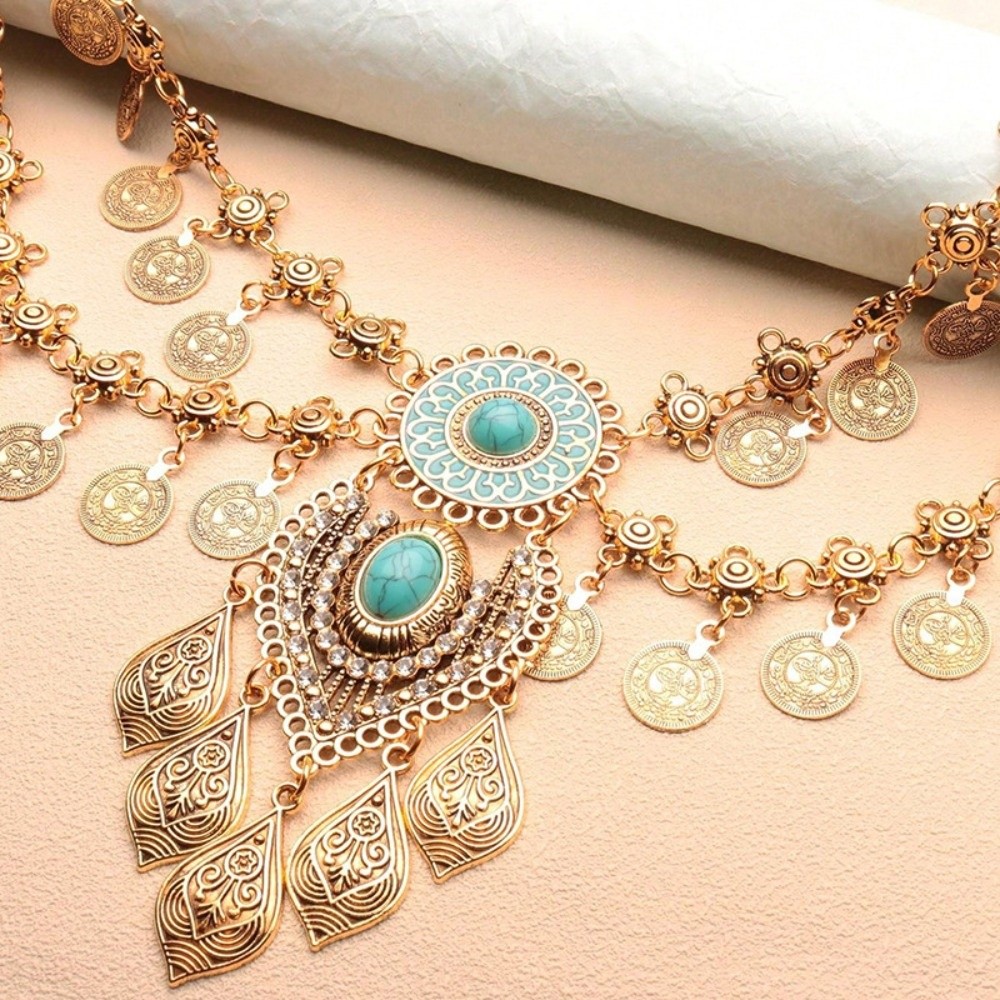 Boho Çift Katmanlı Göbek Dansı - Body Jewelry Stores incelemesi ve fiyatı
