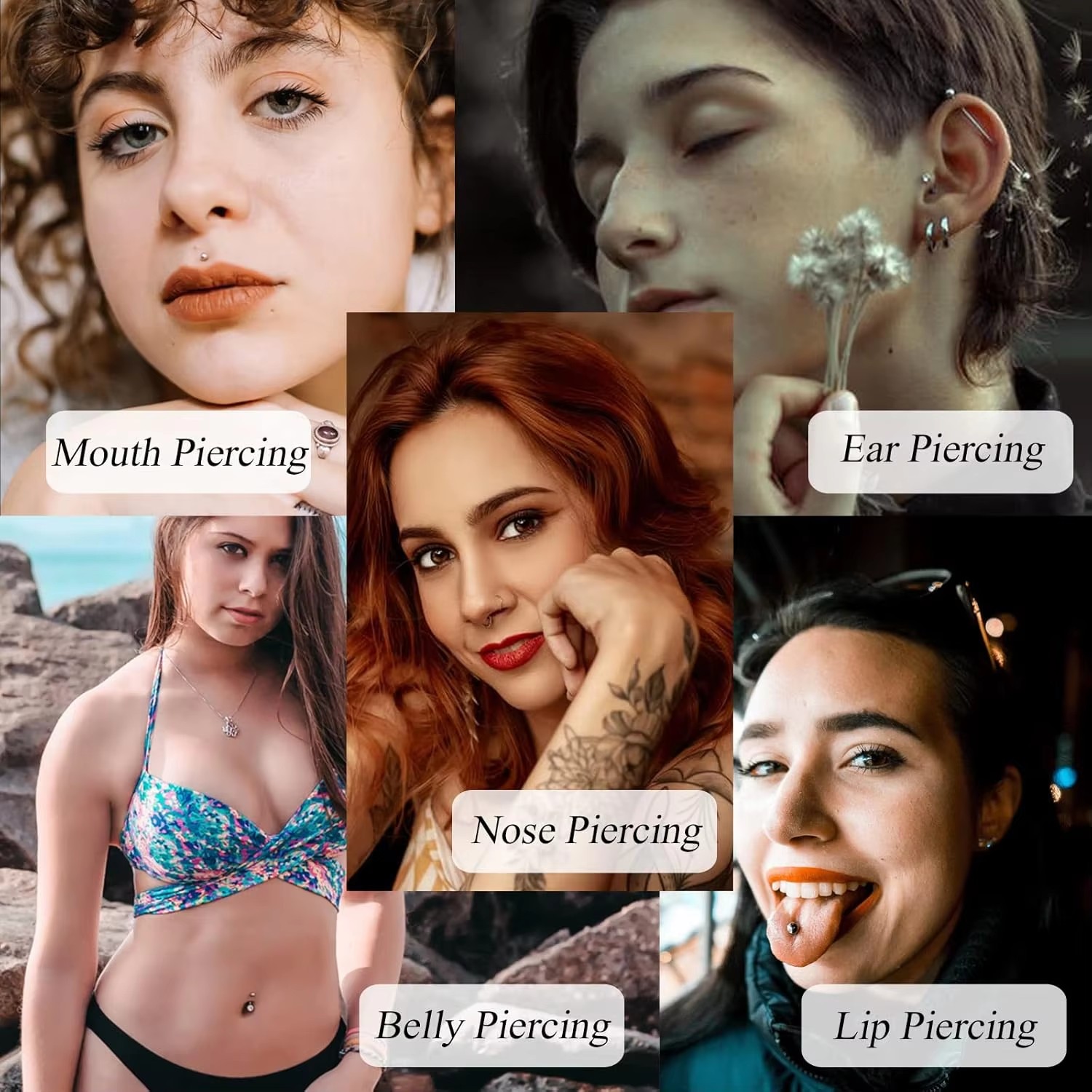 100/50/20/10 adet piercing iğn - Body Jewelry Tattoo incelemesi ve fiyatı