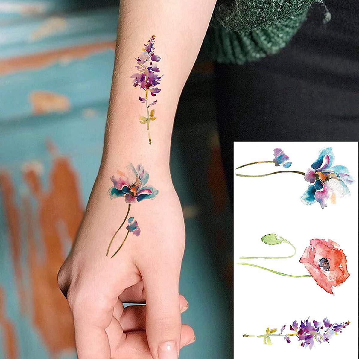 COKTAK 12 Adet Suluboya Lavant - Body Jewelry Tattoo incelemesi ve fiyatı