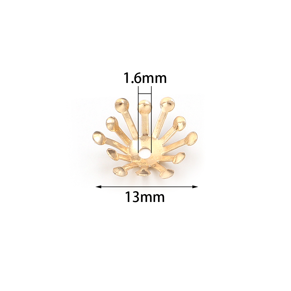 100 Adet Çap 13 MM Altın Rengi - Body Jewelry Wholesale incelemesi ve fiyatı