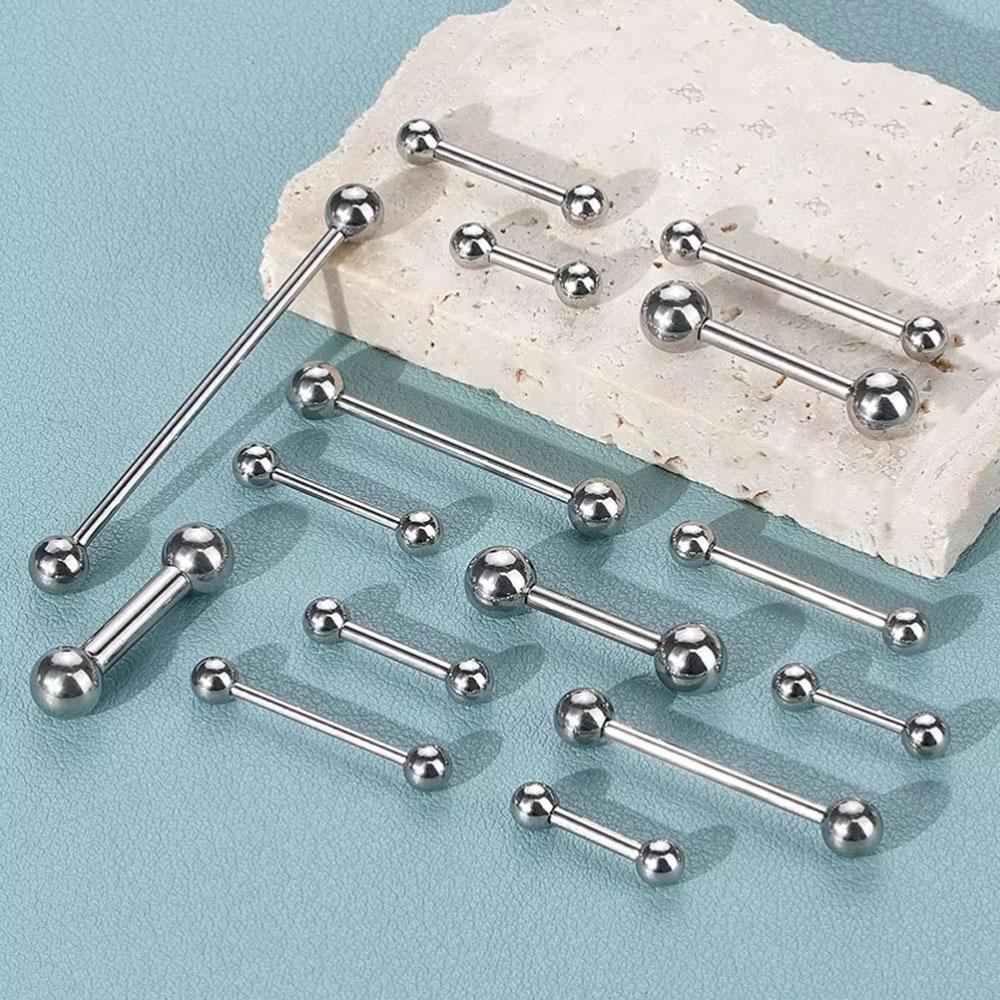 1 adet paslanmaz çelik düz hal - Tongue Barbell Straight incelemesi ve fiyatı