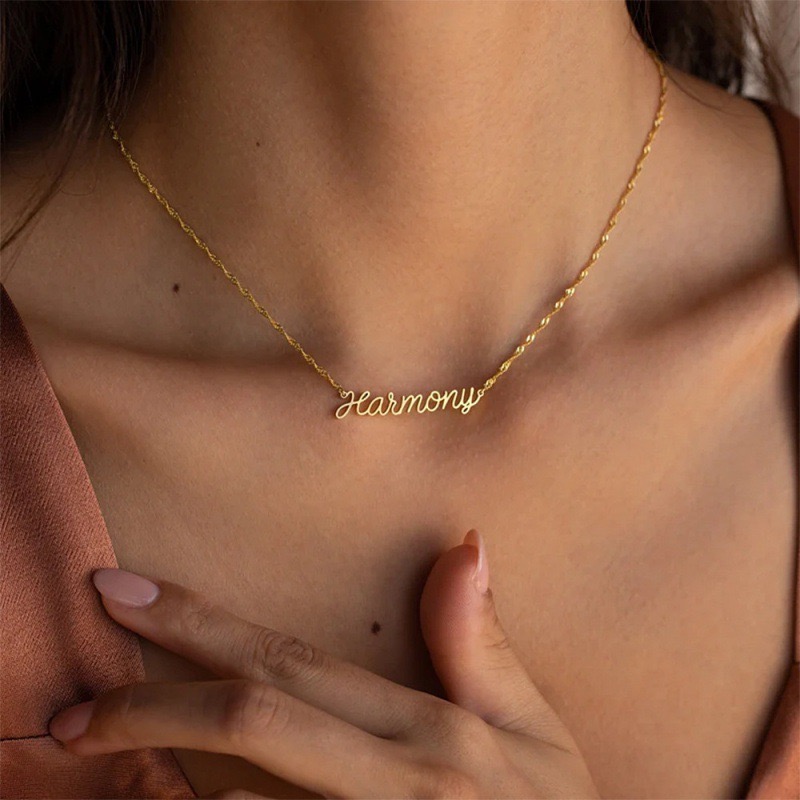 Özel Ad Su Dalgalanma Kolye Ki - Body Jewelry Wholesale incelemesi ve fiyatı
